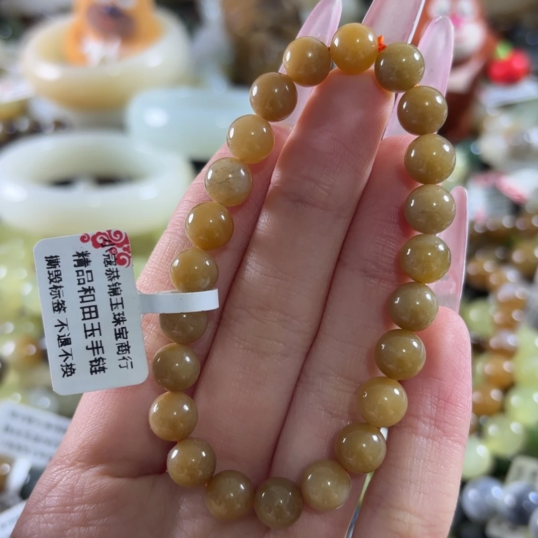 和田玉未镶嵌手链427