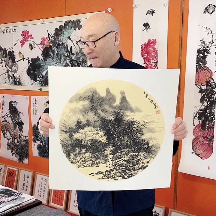 国画张圣敏先生纯手绘作品