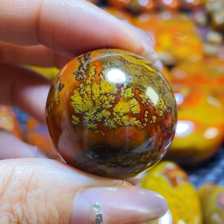 未镶嵌战国红单珠玛瑙/玉髓存*