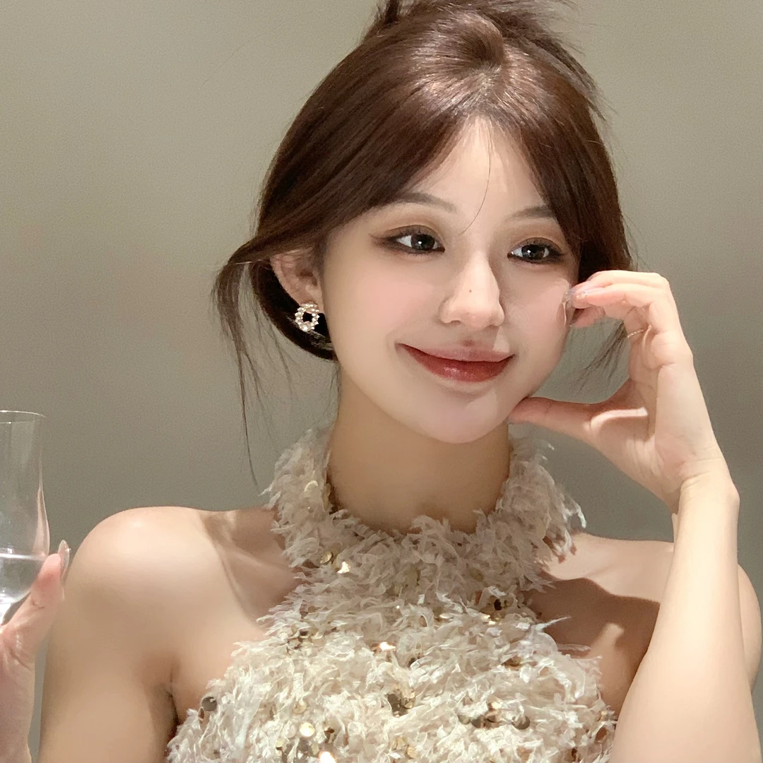 FULL GIRLISH耳环00644法式珠珠时尚耳钉耳饰