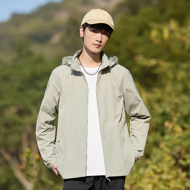GEEKSOG/奇客松轻薄防晒外套抗紫外线透气冰肤防风休闲连帽夏季