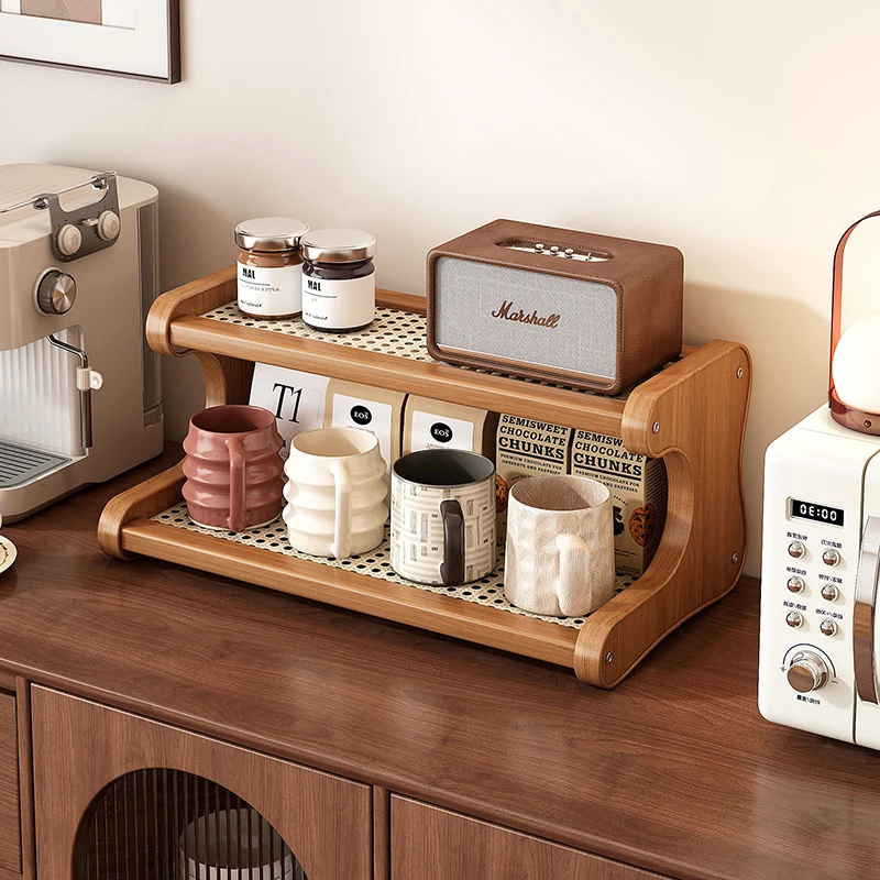 杯架置物架餐桌台面杯架子桌面茶杯水杯咖啡杯茶具收纳桌上放杯子
