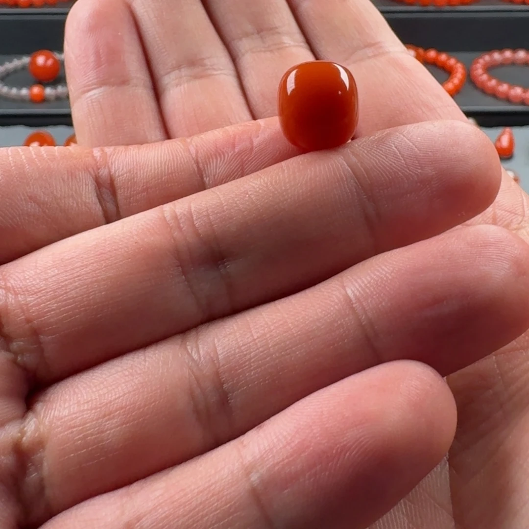 南红玛瑙未镶嵌老型13*12满肉