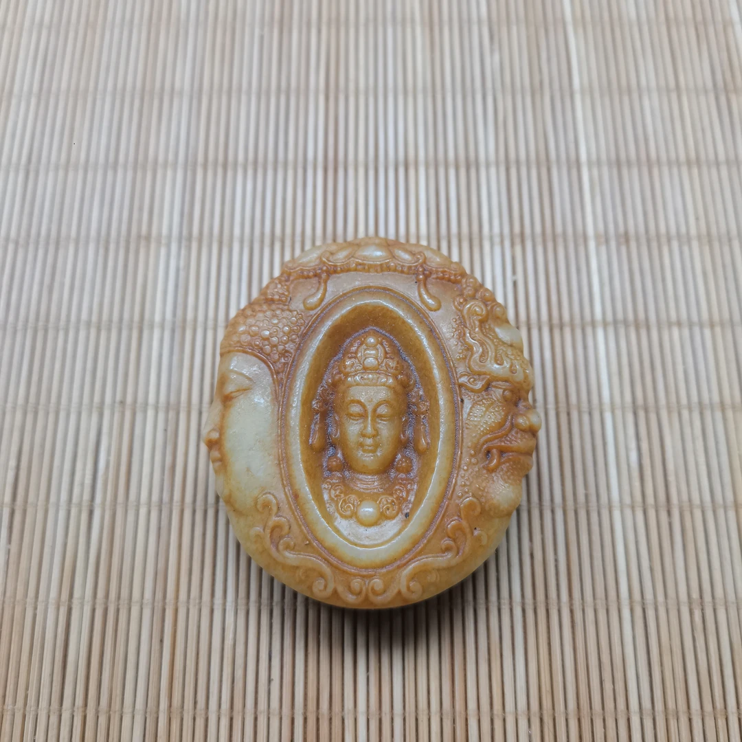 新疆和田玉一念之间悟道91克