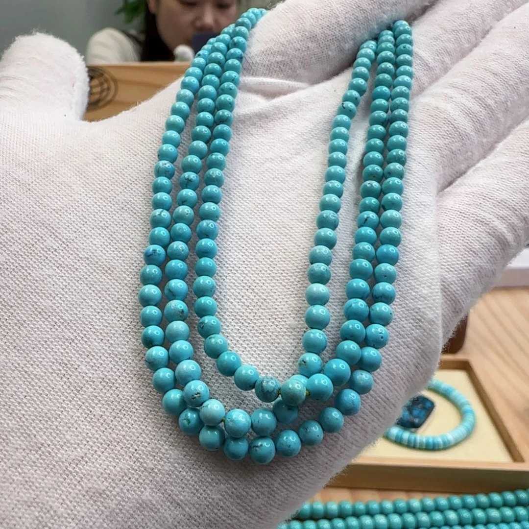 绿松石未镶嵌119多圈卡3w