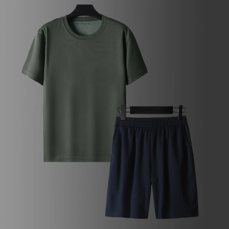 夏季3543正品体能训练服男速干体能服套装军训服圆领短袖短裤