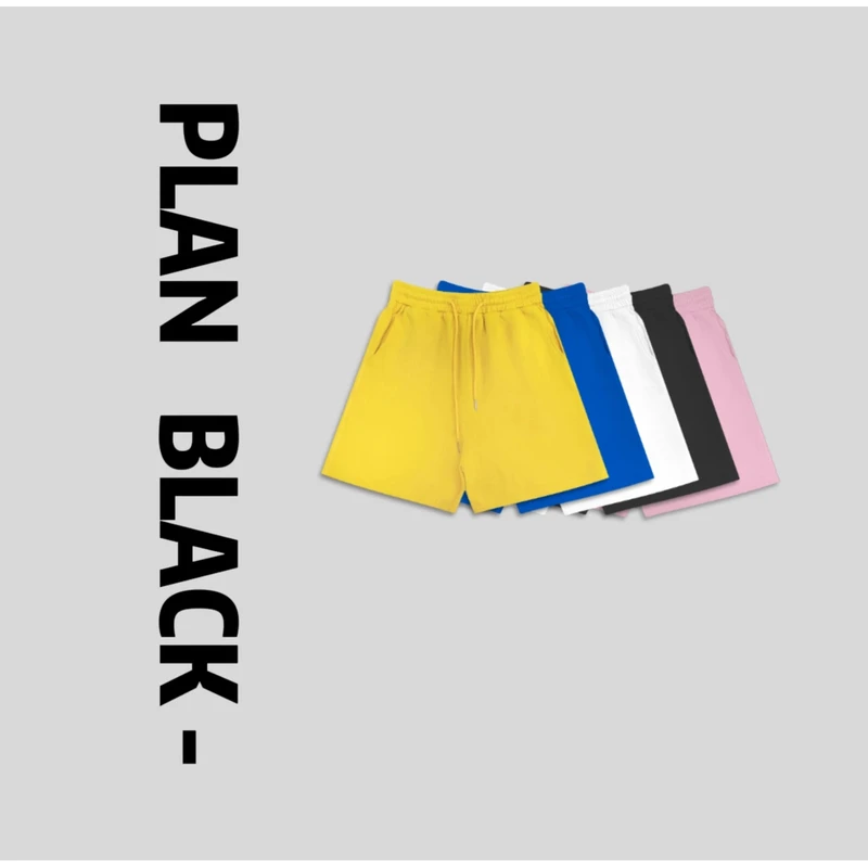 发财【多巴胺短裤】夏季潮流单品短裤磨破做旧宽松短裤