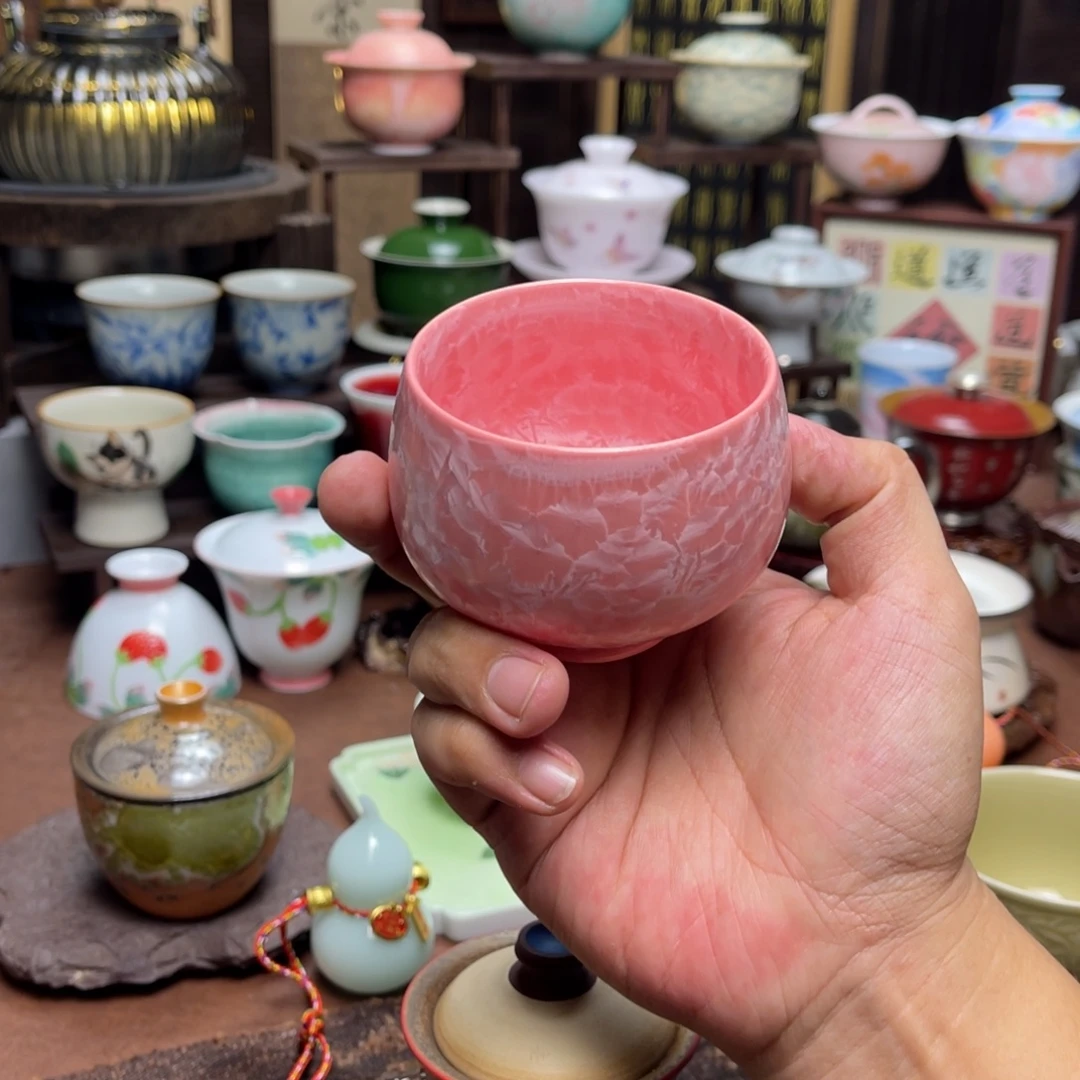 墟***°素铭品瓷釉下彩茶具