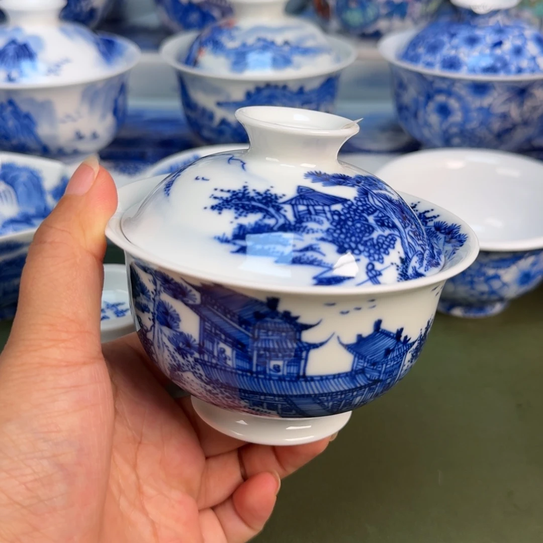 景德镇纯手绘茶具圆圆247