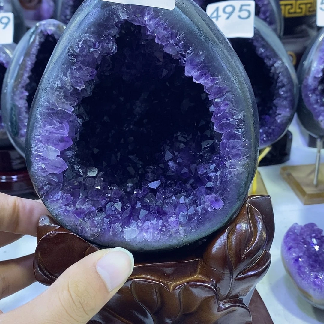 抖***米紫晶大型摆件（非配饰）未镶嵌289
