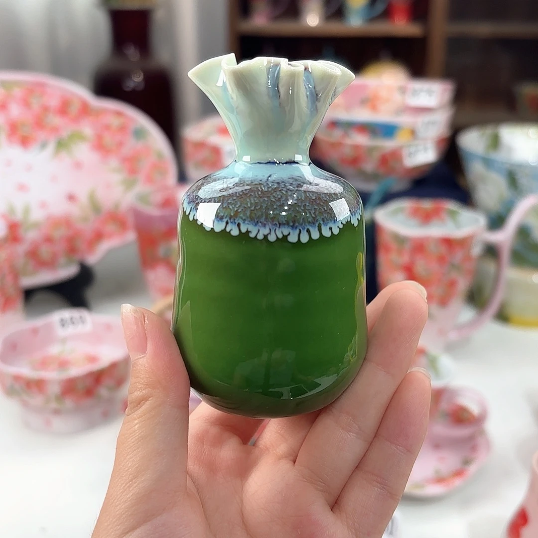 景德镇手绘高温釉下彩陶瓷茶具