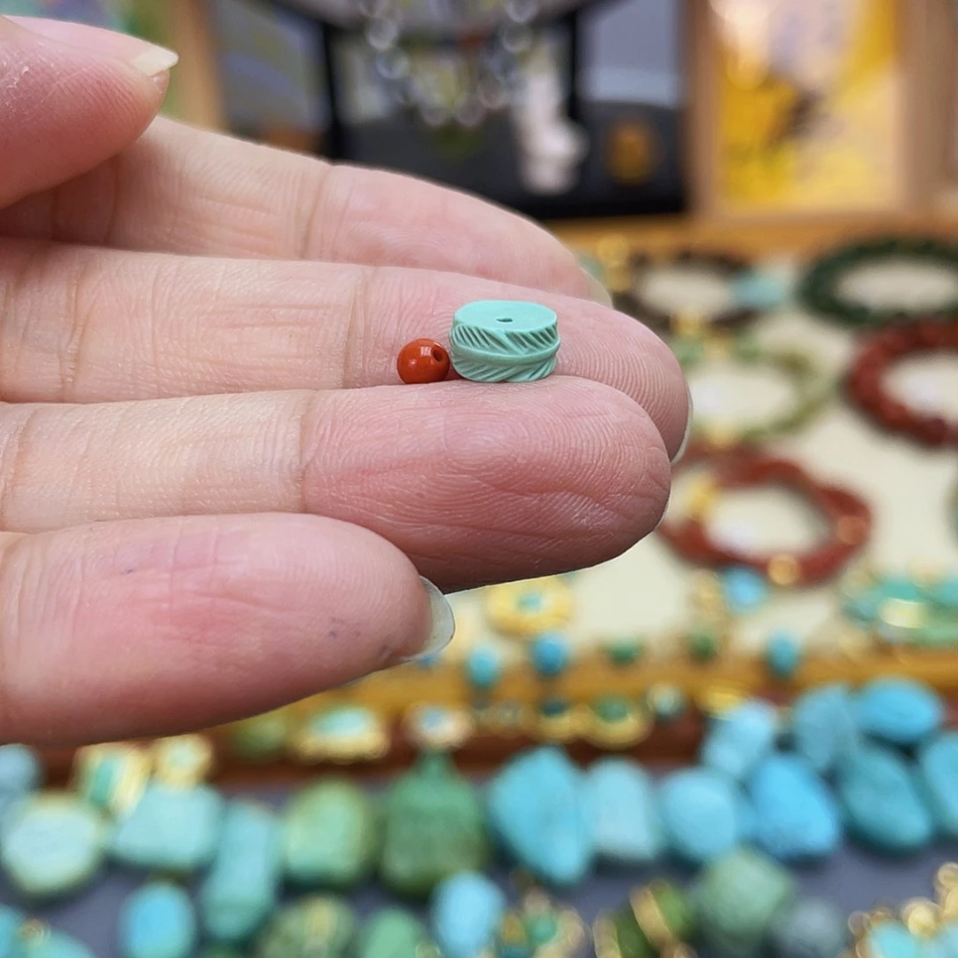 南红玛瑙未镶嵌颈饰