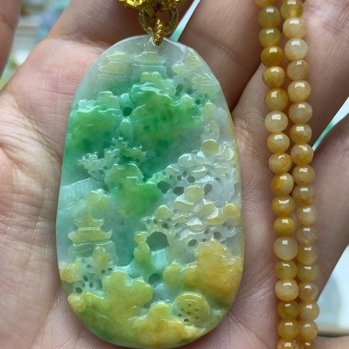 颈饰未镶嵌翡翠翡翠