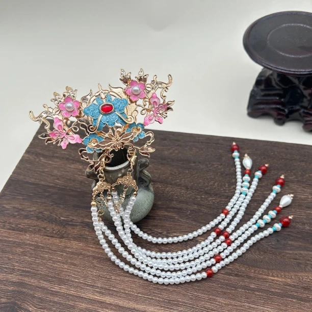 一世繁华后压流苏发饰古风头饰