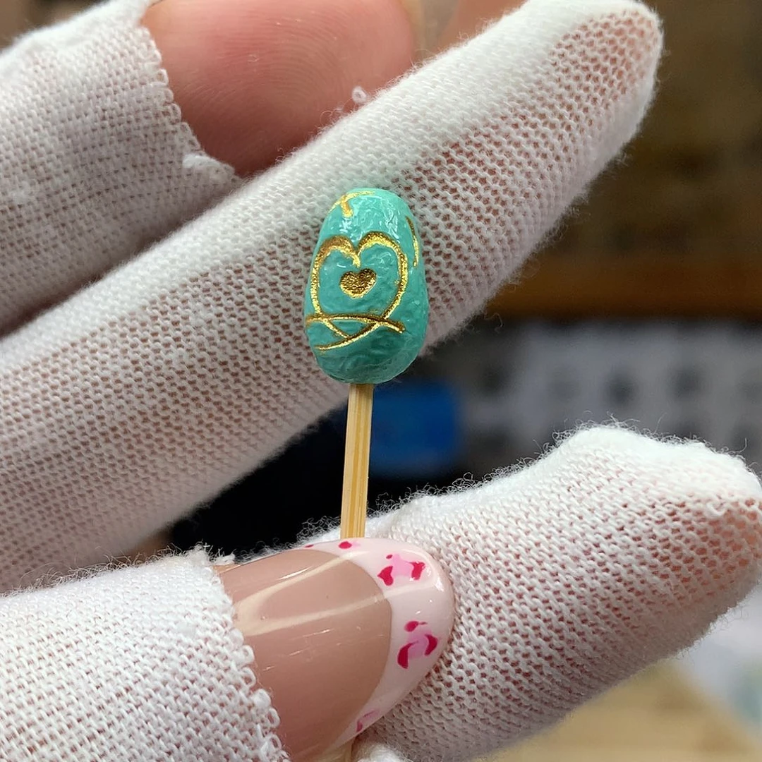 绿松石未镶嵌挂件