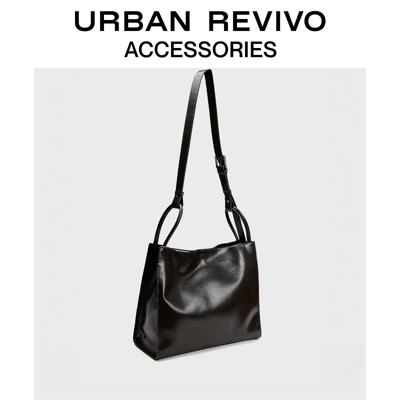 URBAN REVIVO冬季新款女士气质托特手提斜挎包UAWB40426