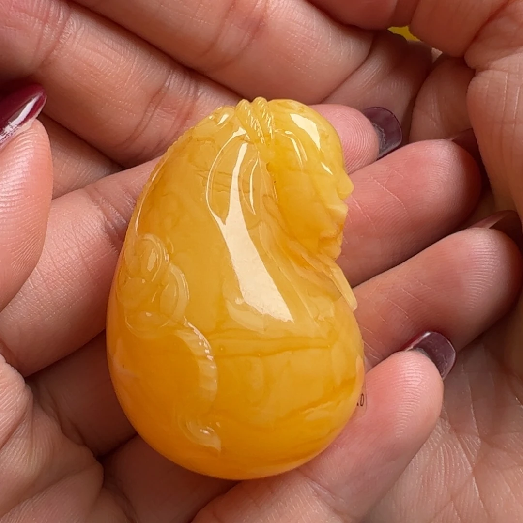 蜜蜡项链未镶嵌无优化