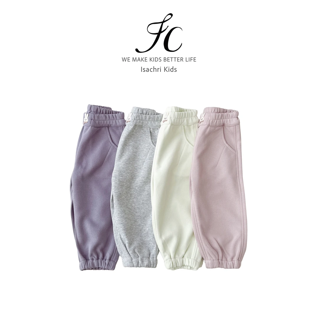 晶晶家【现发】甜兔星球童装女童秋装运动裤卫裤女宝宝休闲裤 IS687