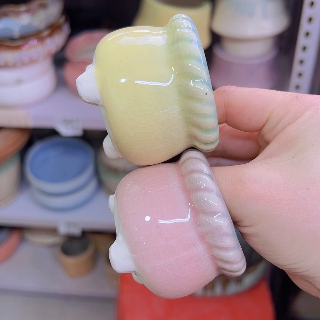 陶瓷花盆当场满12包邮