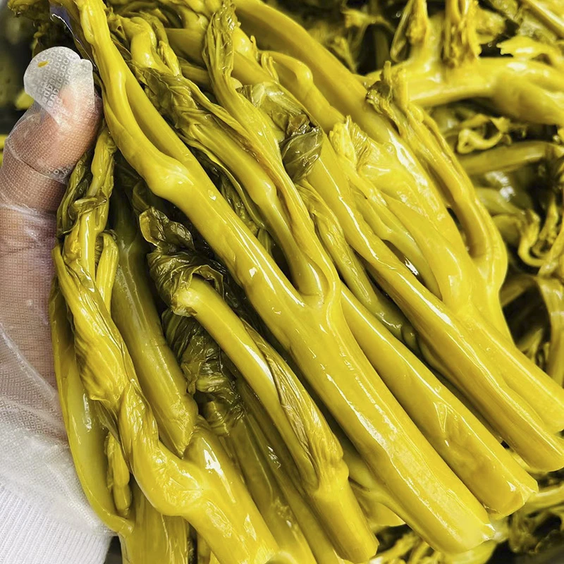 广西特色芥菜芽酸菜2斤/袋老坛腌制嫩芽非即食泡菜酸辣脆爽下饭菜