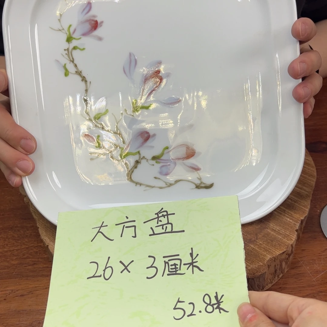 瓷片景德镇瓷器手工手绘制作