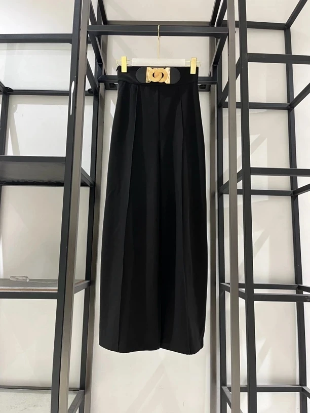 239-A-4-3-1              新款时尚气质洋气显瘦高腰阔腿裤百搭