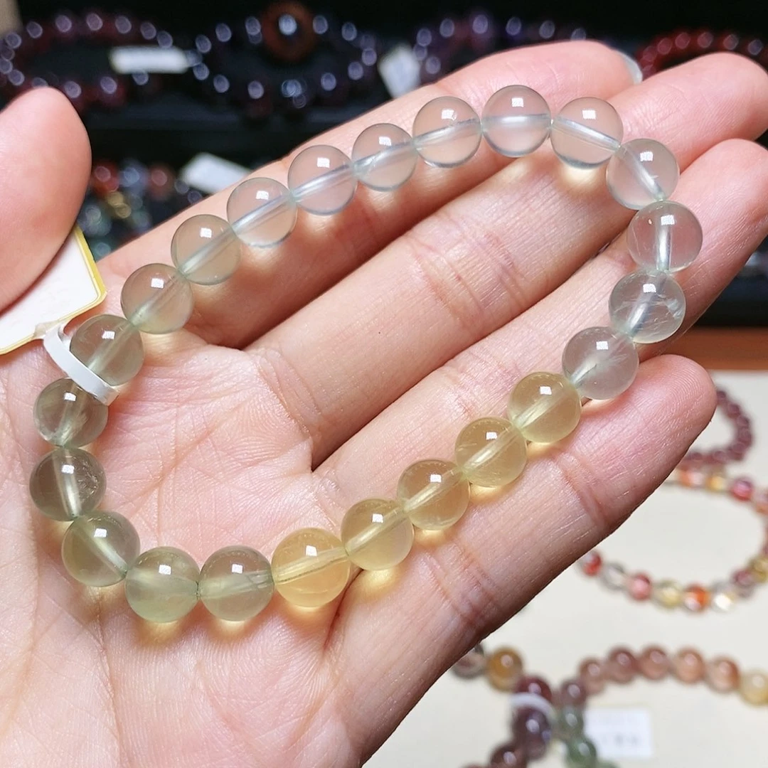 葡萄石未镶嵌手串