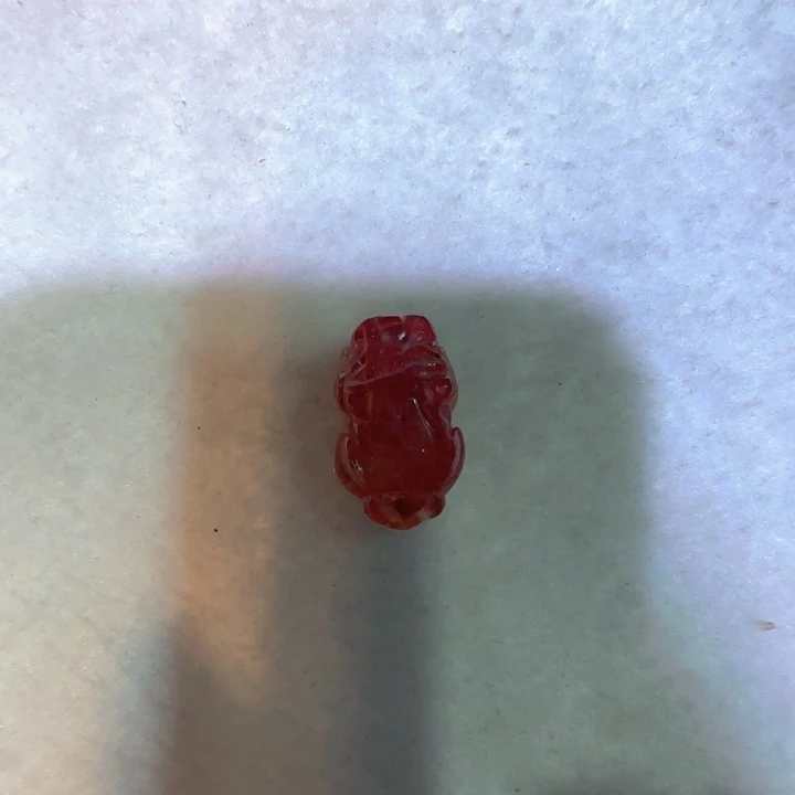 l***a颈饰未镶嵌水晶浇花双彩貔貅