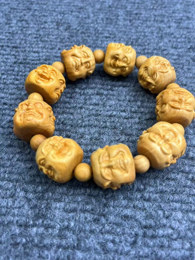 111崖柏四象手串男士随身盘玩20mm9棵