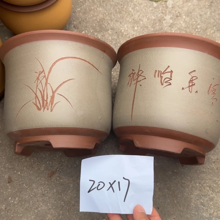 紫砂花盆特价秒杀