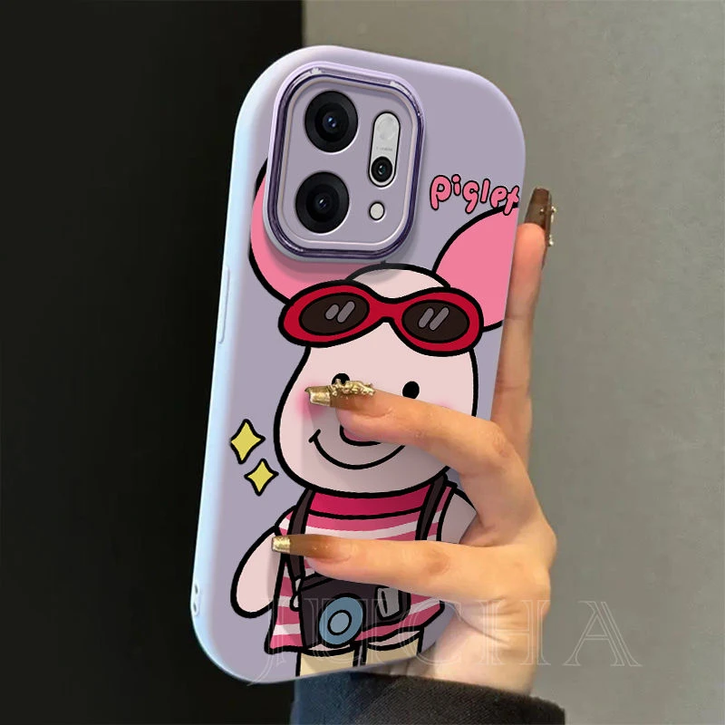 摄影小猪适用苹果16pro手机壳卡通华为nova14女款vivos30创意华为