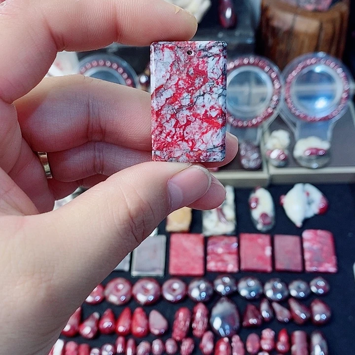 天然辰砂天然朱砂无事牌19