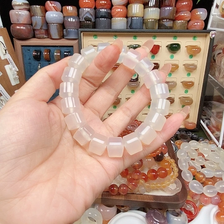 糖***糖玛瑙/玉髓合金戒指