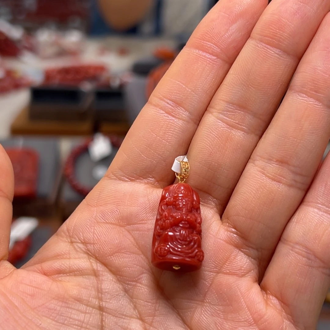 南红玛瑙未镶嵌吊坠(不含链)扎基拉姆