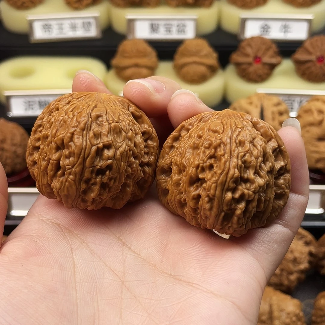 文玩核桃把件泥鳅背42尺