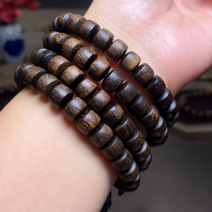 沉香手串越南瘤疤富森红土0.6✖️0.8✖️108