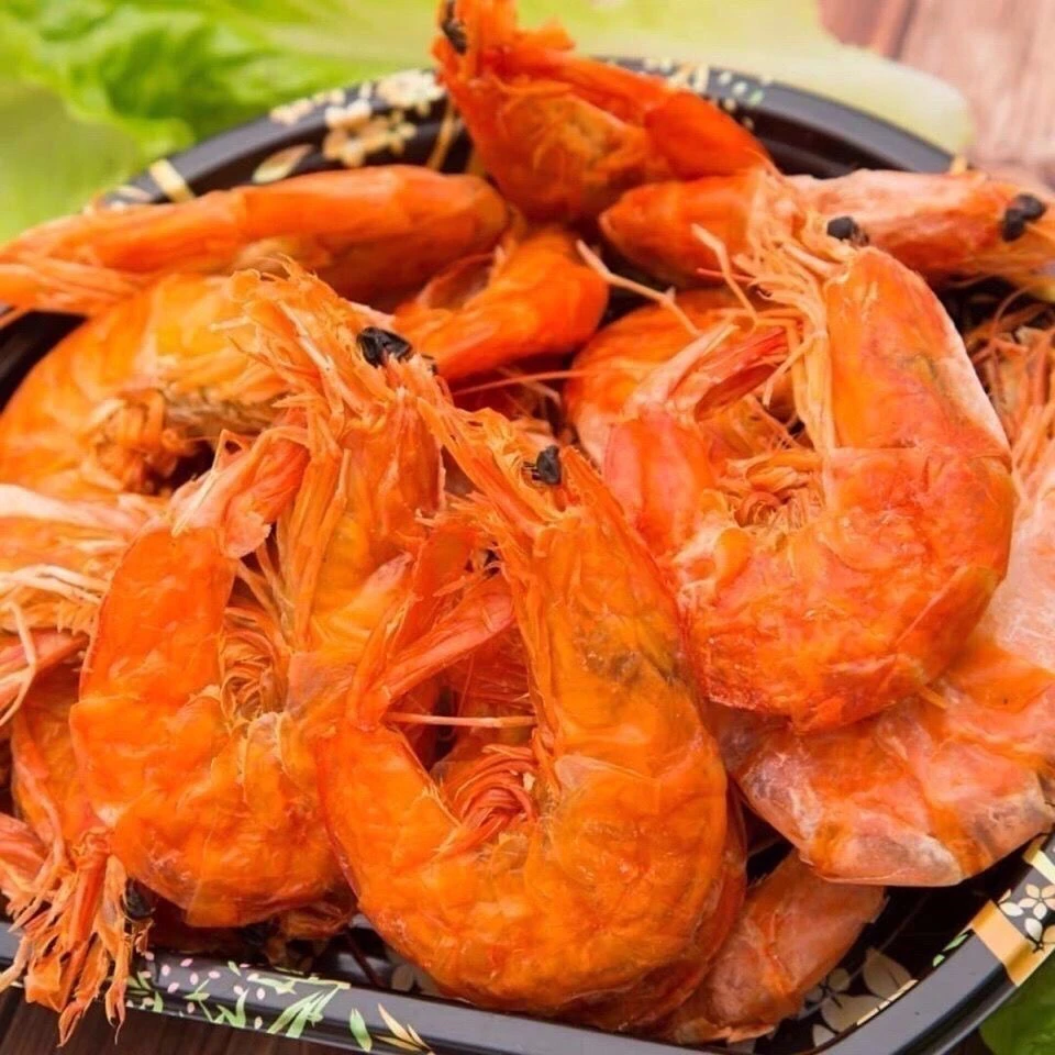 软壳虾干虾海鲜干货大号特大碳烤虾干炭烤加热纯天然一斤即食新鲜