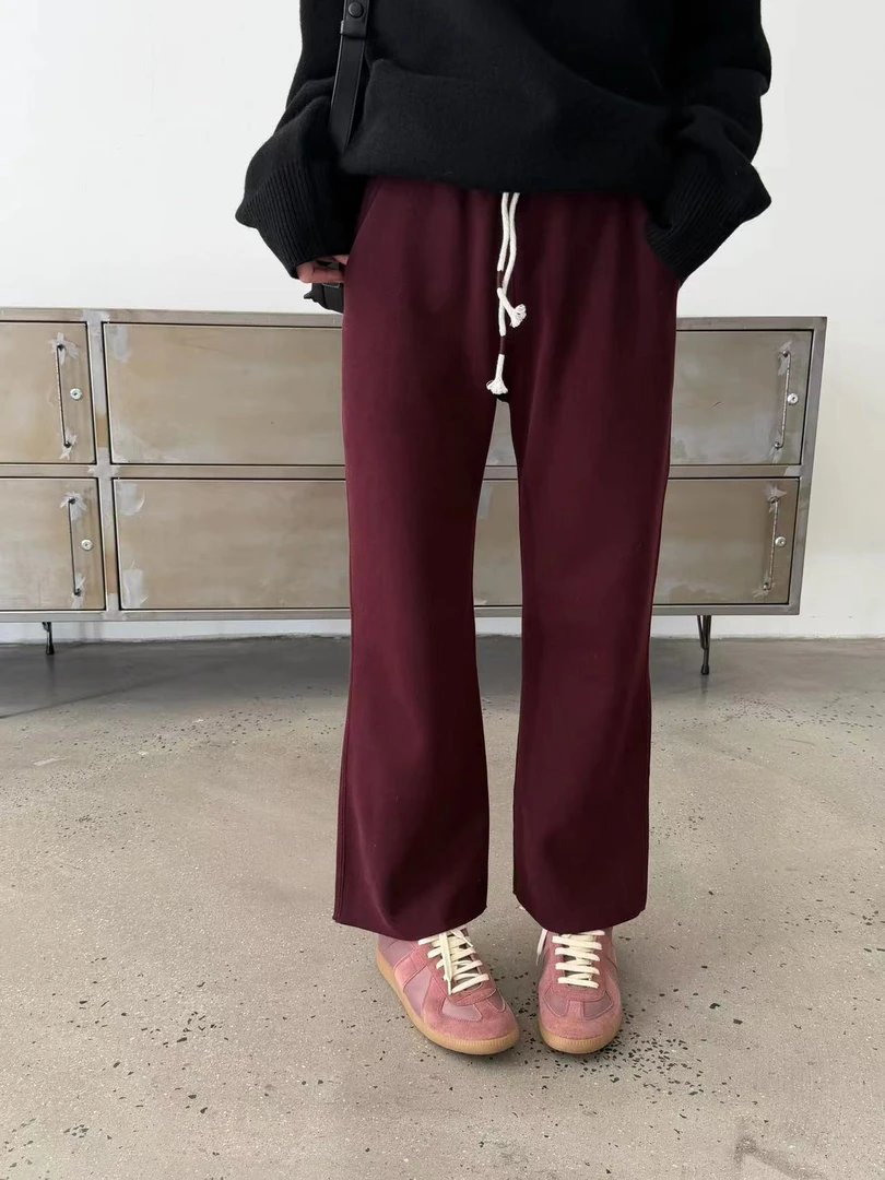 ERSAN抽绳喇叭卫裤1114