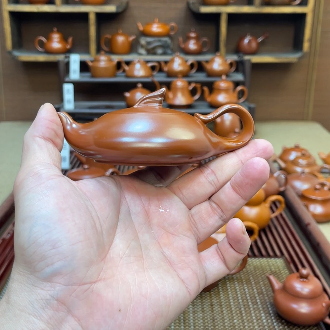 茶壶朱泥丹凤110-130cc