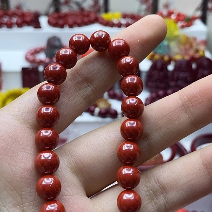 剪***烛天然辰砂8mm帝王砂