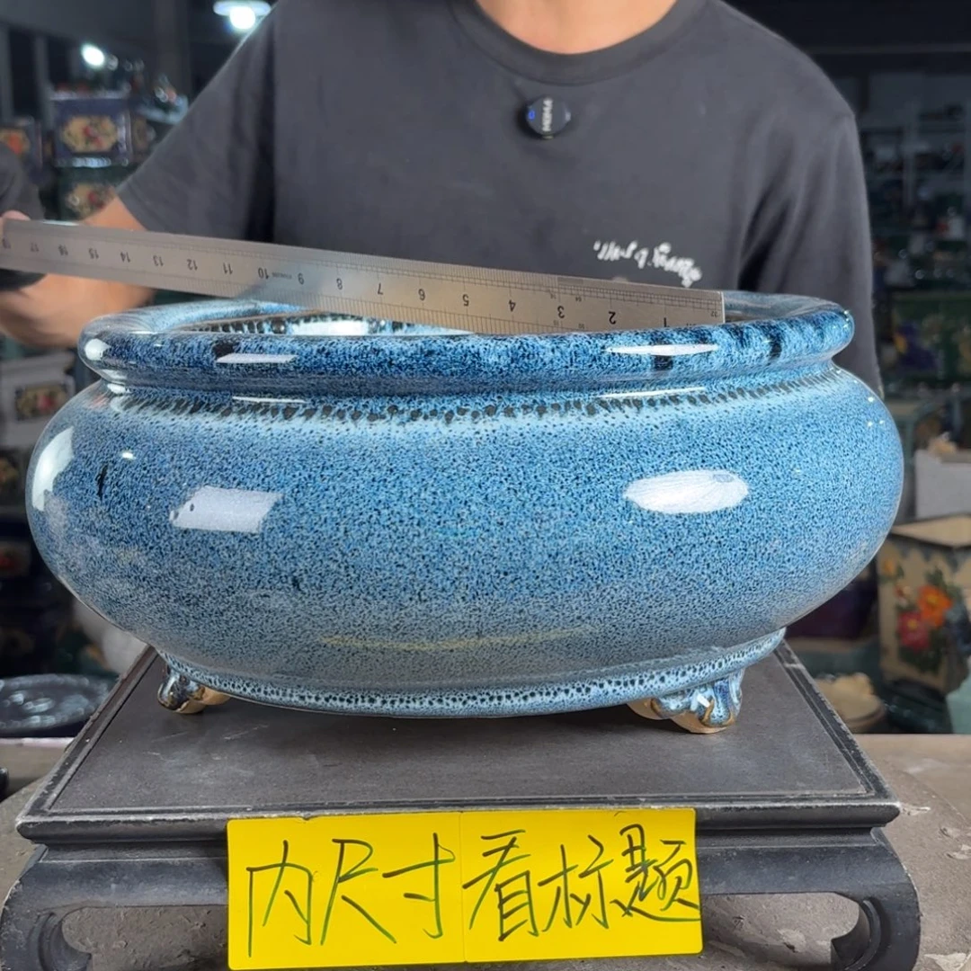 一风堂石湾花盆 内26*12