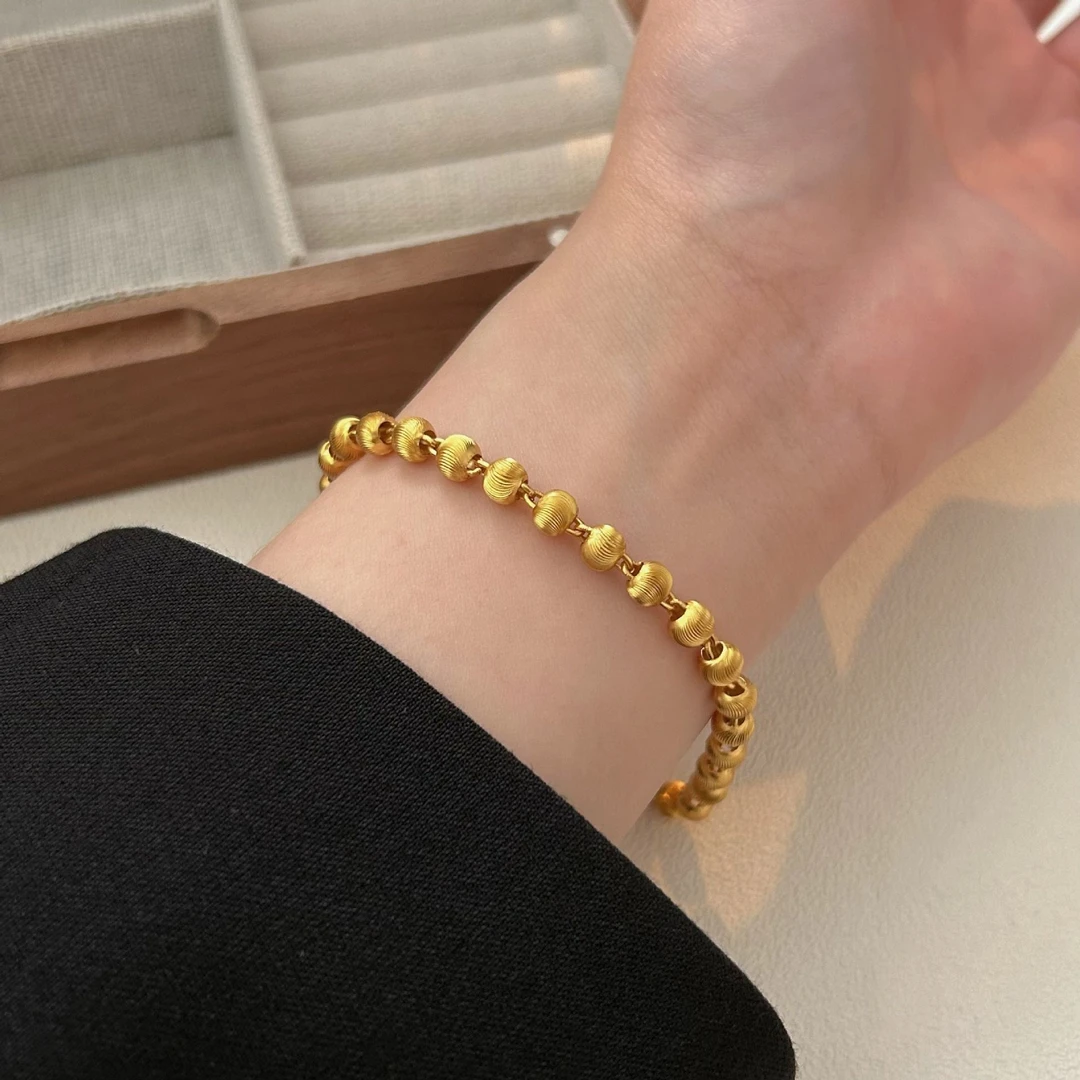 24-KK1075金色时尚猫眼手链