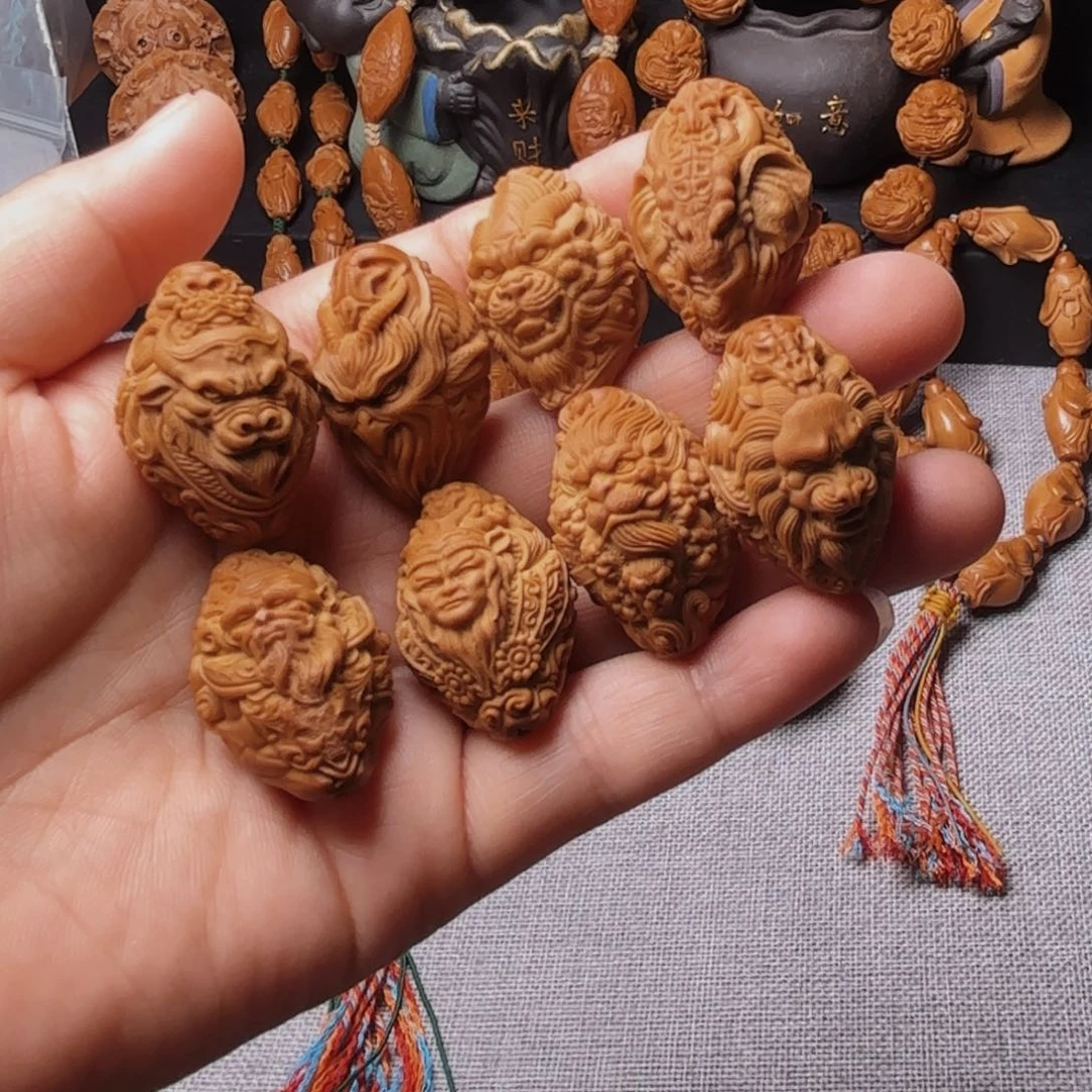 橄榄核手串/手链背有靠山