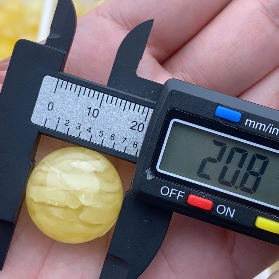 裸石蜜蜡未镶嵌微瑕虎皮纹珠子
