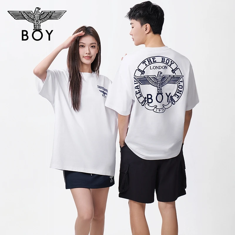 BOY LONDON中性款时尚潮流百搭通勤针织短袖T恤N01162