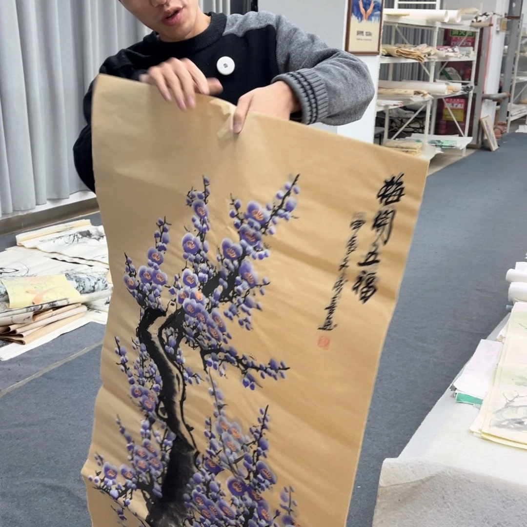 国画宣纸纯手绘字画