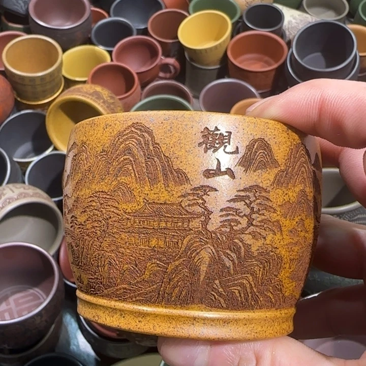 茶杯紫砂全手工制作工艺