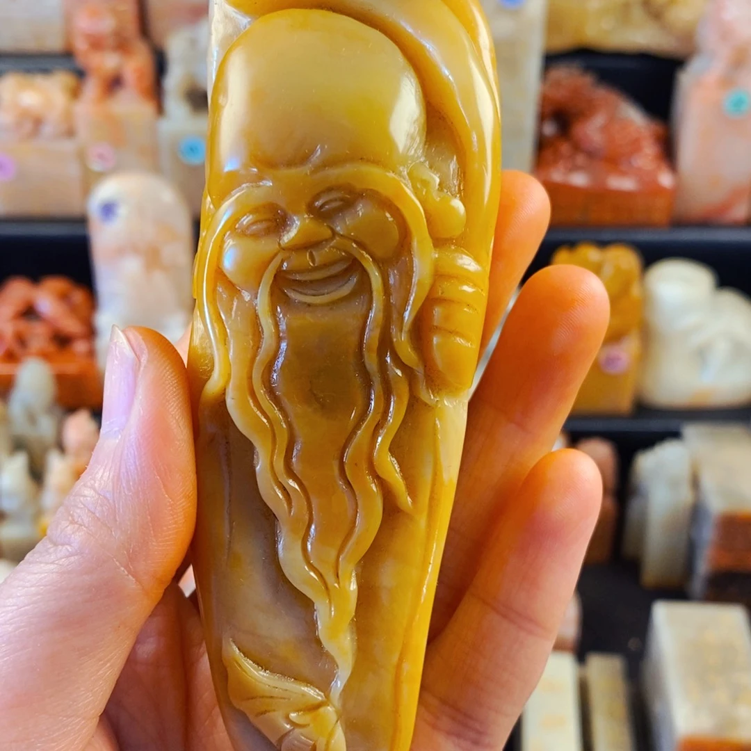 老挝石印石手工篆刻