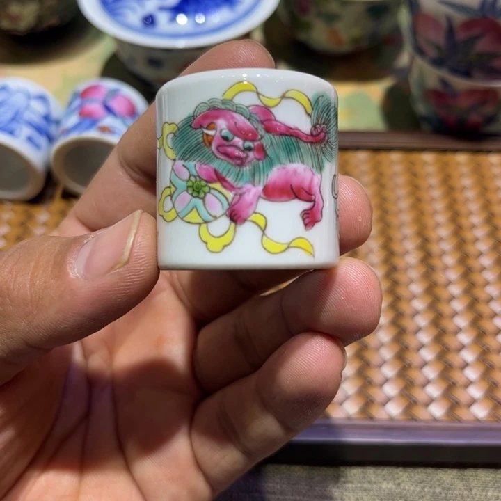 纯手绘精品盖碗杯