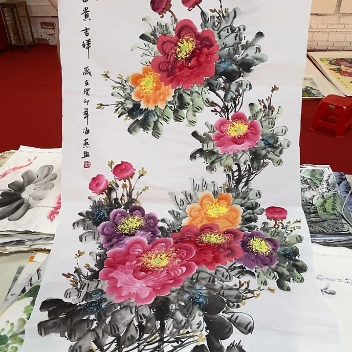 国画手绘的小卡也太